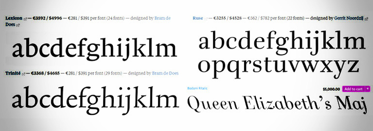 najskuplji font